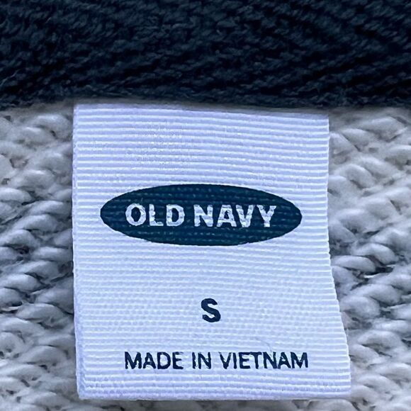 Old Navy Striped Pullover Relaxed Front Pocket V-Neck Hoodie Sweatshirt. Small. - Picture 6 of 7